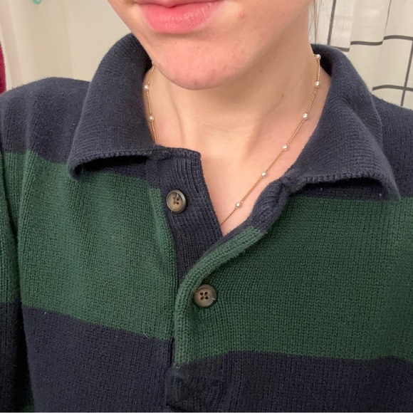 Blue and green John Galt sweater🥏🥑 - Picture 3 of 4
